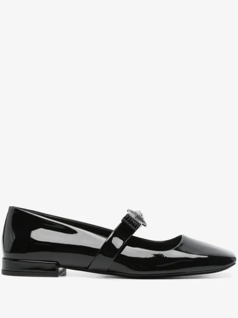 Versace Gianni Ribbon ballet flats