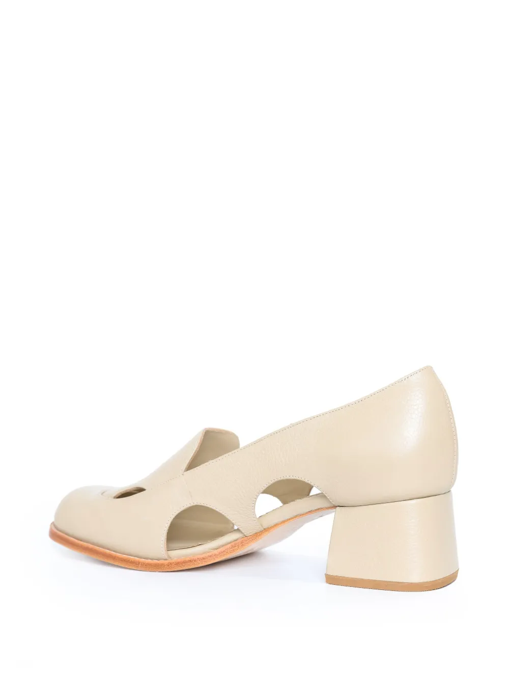Sarah Chofakian 40mm Fragmento pumps Neutrals