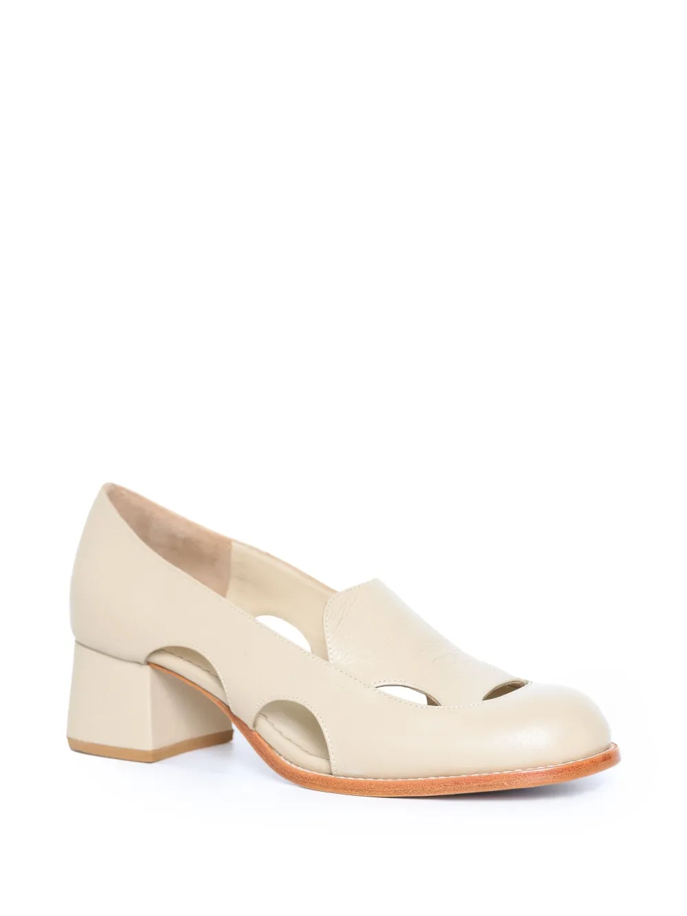 Sarah Chofakian 40 mm Fragmento pumps - Beige
