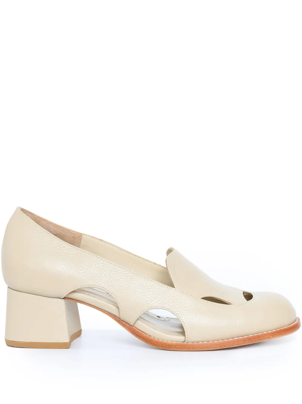 Sarah Chofakian 40mm Fragmento pumps Neutrals
