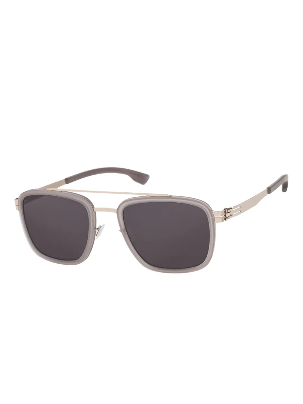 Ic! Berlin Zonnebril met vierkant montuur - BRONZE - GREY - MATT