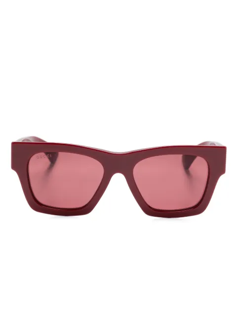 Gucci logo-lettering sunglasses