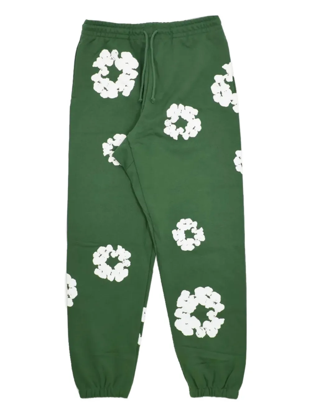 Denim Tears drawstring floral-print track pants | verde | Image 1