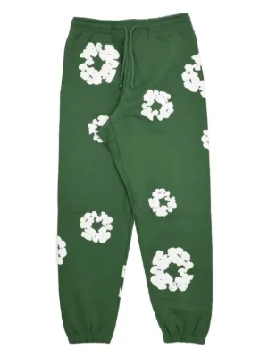 Denim Tears Calça Esportiva Mono Cotton Wreath | Marrom | FARFETCH BR
