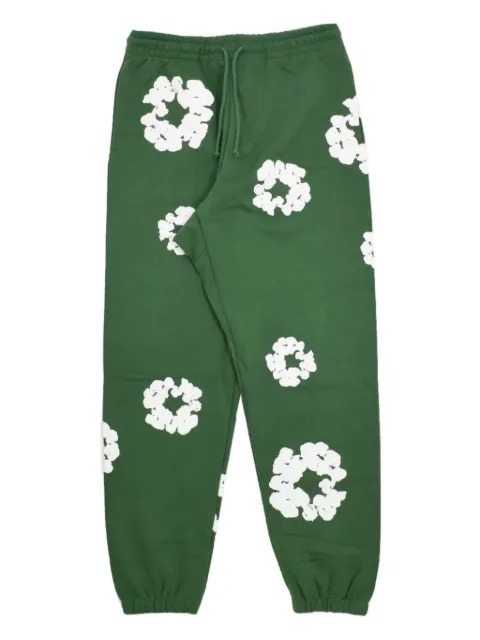 Denim Tears drawstring floral-print track pants