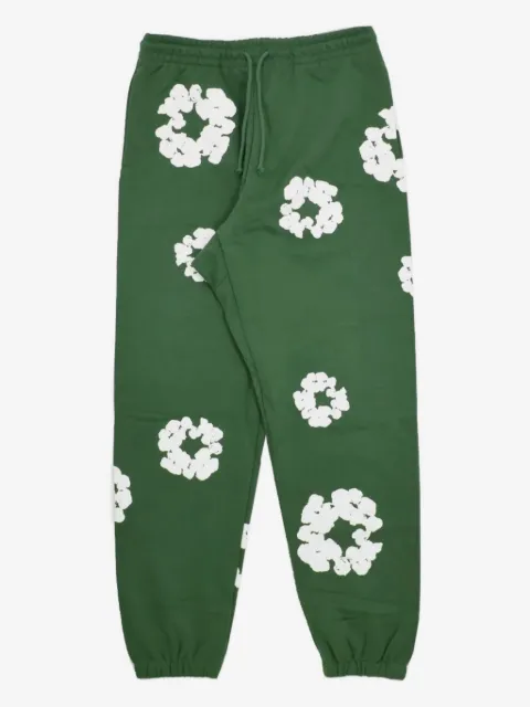 Denim Tears drawstring floral-print track pants