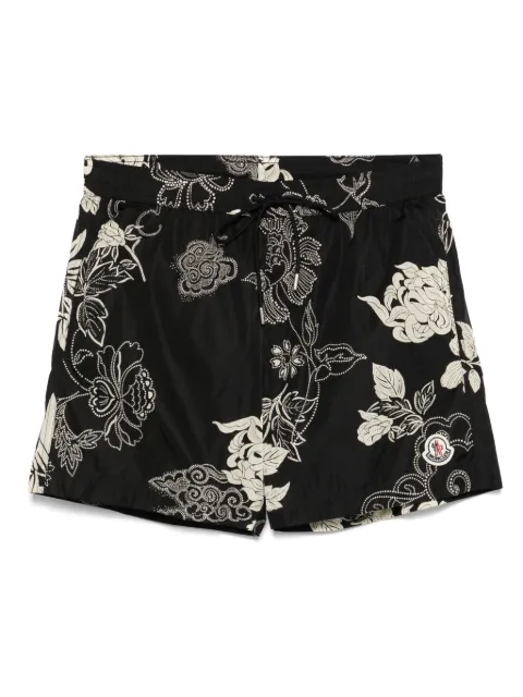 Moncler floral-print swim shorts 
