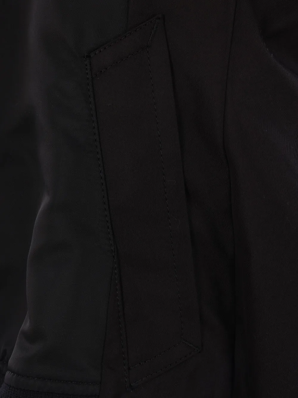 sacai Gabardine twill jack Zwart