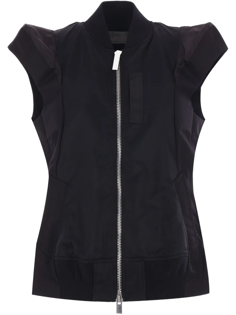 Sacai Gabardine twill jack Zwart