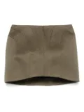 Mugler tailored mini skirt - Green