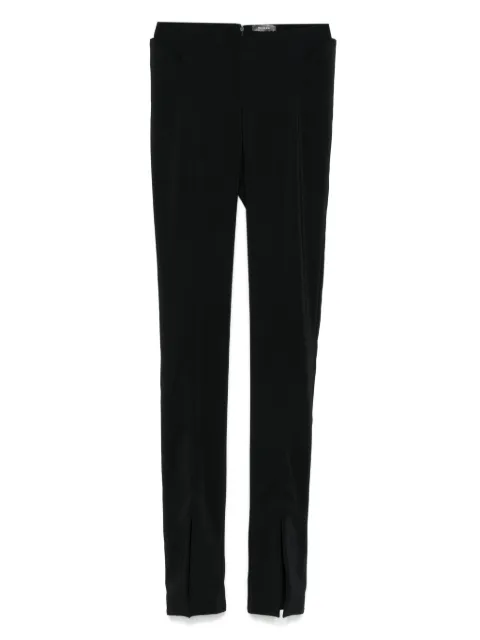 Mugler pantalones con abertura en los tobillos