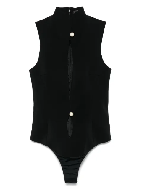 Mugler cut-out playsuit