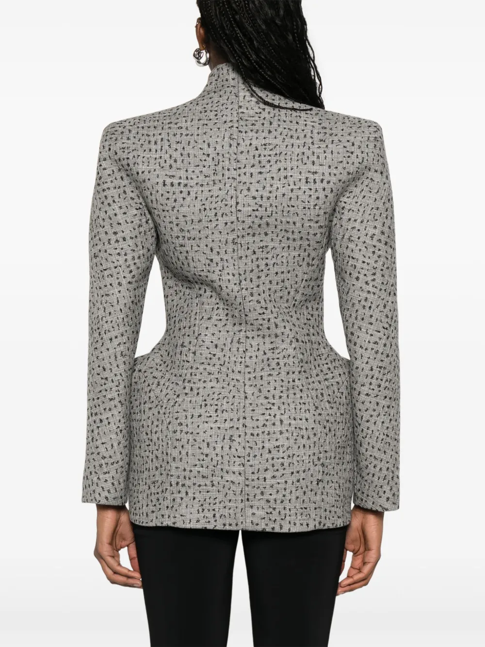 Mugler Jack met stippen en spikes Grijs