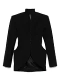 Mugler hook & eye sculptural jacket - Black