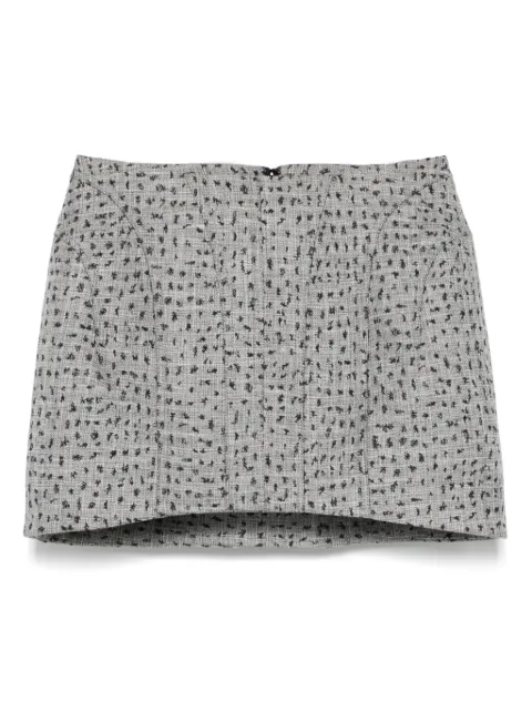 Mugler dotted tailored mini