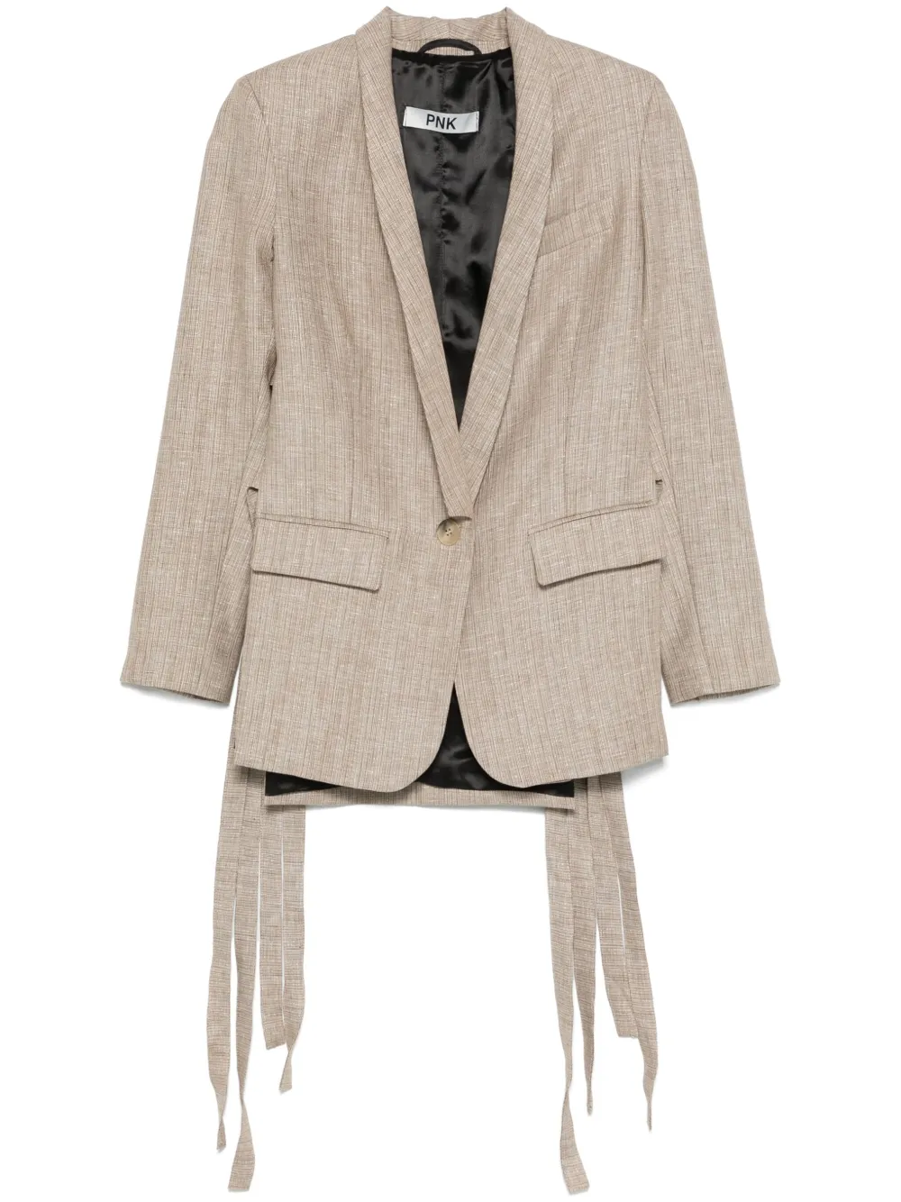 PNK Blazer com abotoamento simples | Neutro | Image 1