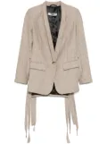 PNK single-breasted blazer - Neutrals
