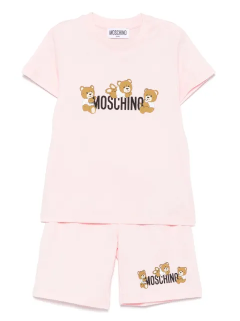 Moschino Kids Teddy Bear-print shorts set