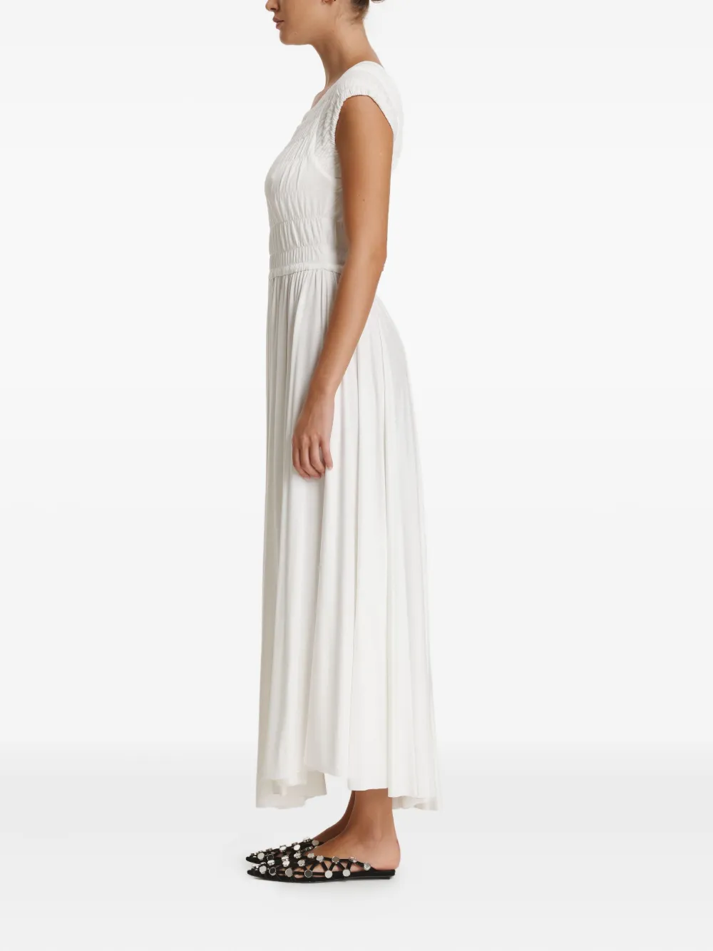 PNK vestido midi con panel fruncido | Vestidos de día | Image 2