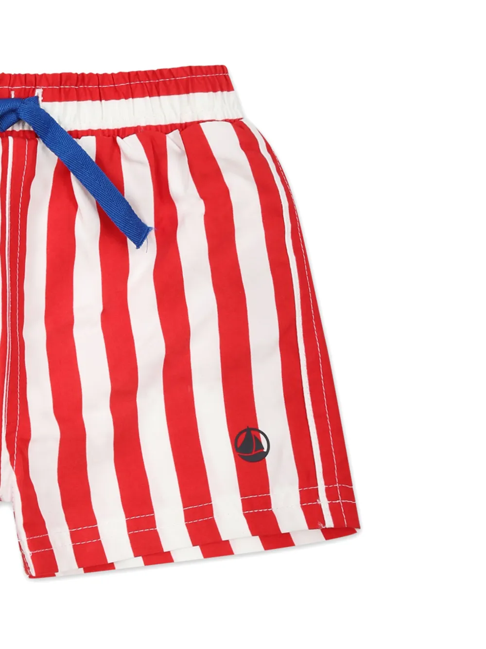 Petit Bateau Stripy zwembroek Rood