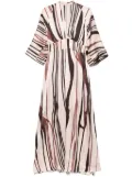 KITAGI striped maxi dress - Pink