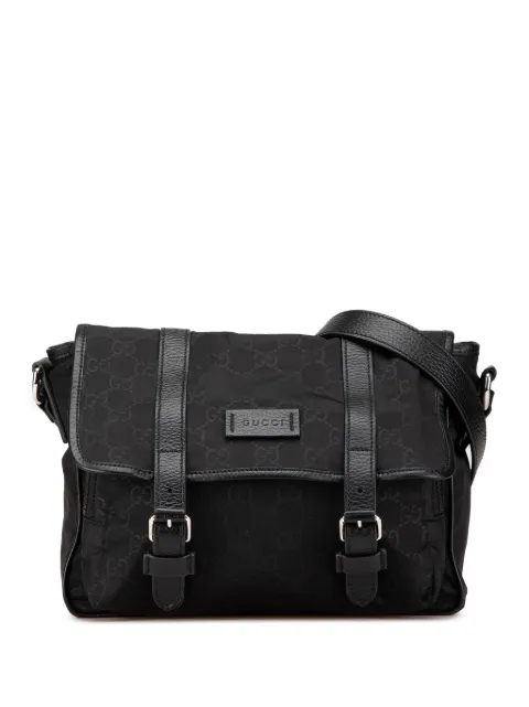 Gucci Pre-Owned bolsa crossbody GG Nylon Messenger Bag 2000-2015