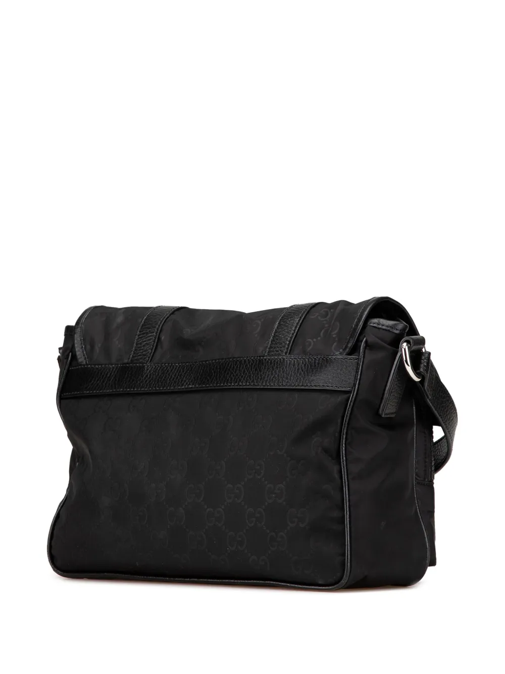 Gucci Pre-Owned 2000-2015 GG Nylon Messenger Bag crossbody bag - Zwart