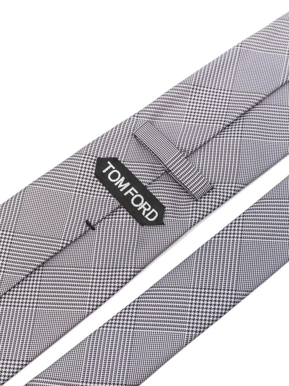tomford TOM FORD Geruite stropdas - Blauw
