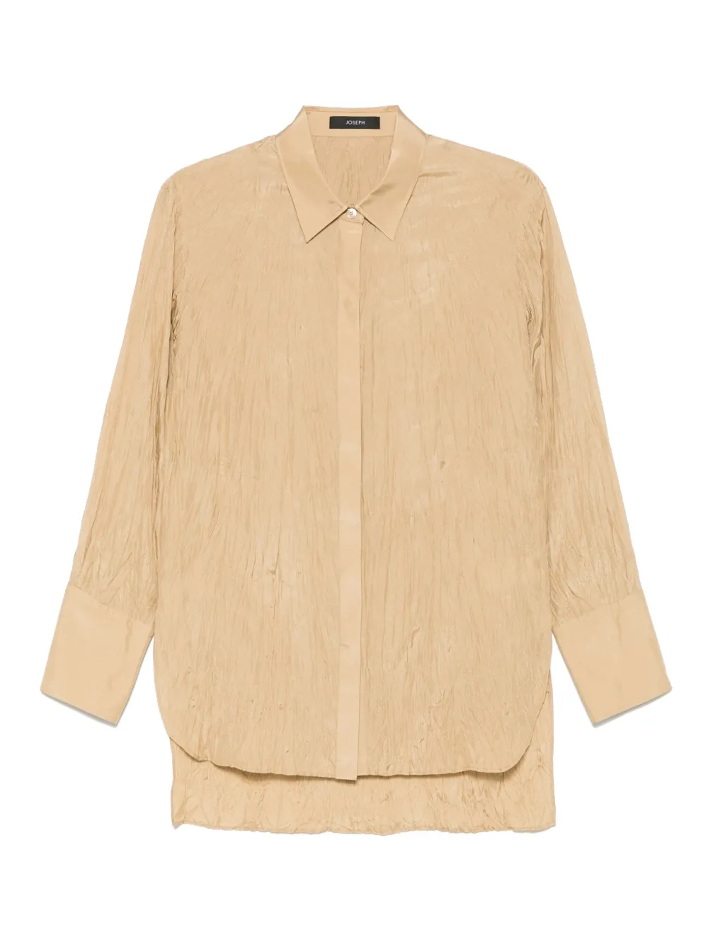 JOSEPH Habotai Bold blouse Beige