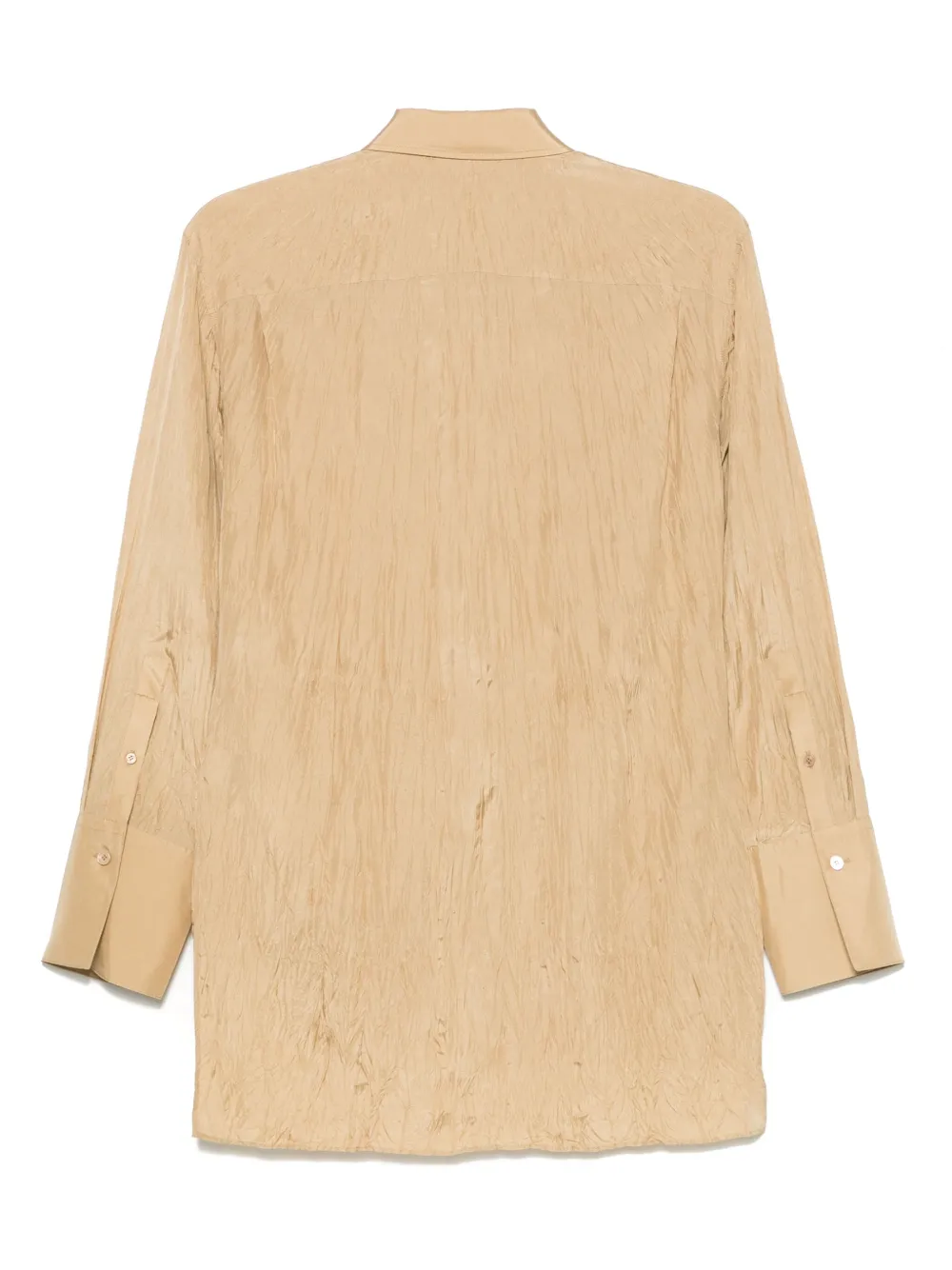JOSEPH Habotai Bold blouse - Beige