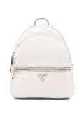 GUESS USA logo-plaque backpack - Neutrals