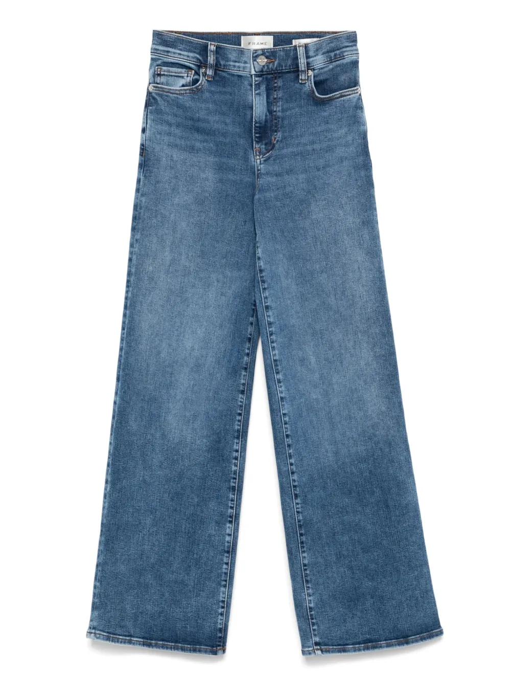 FRAME Slim-fit jeans Blauw