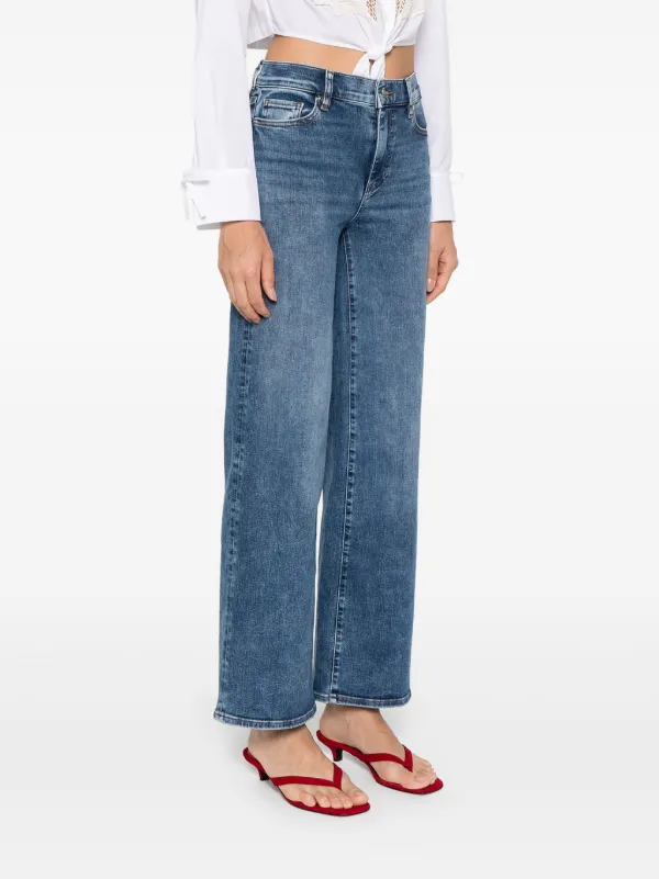 FRAME Le Slim Palazzo ジーンズ | ブルー | FARFETCH JP