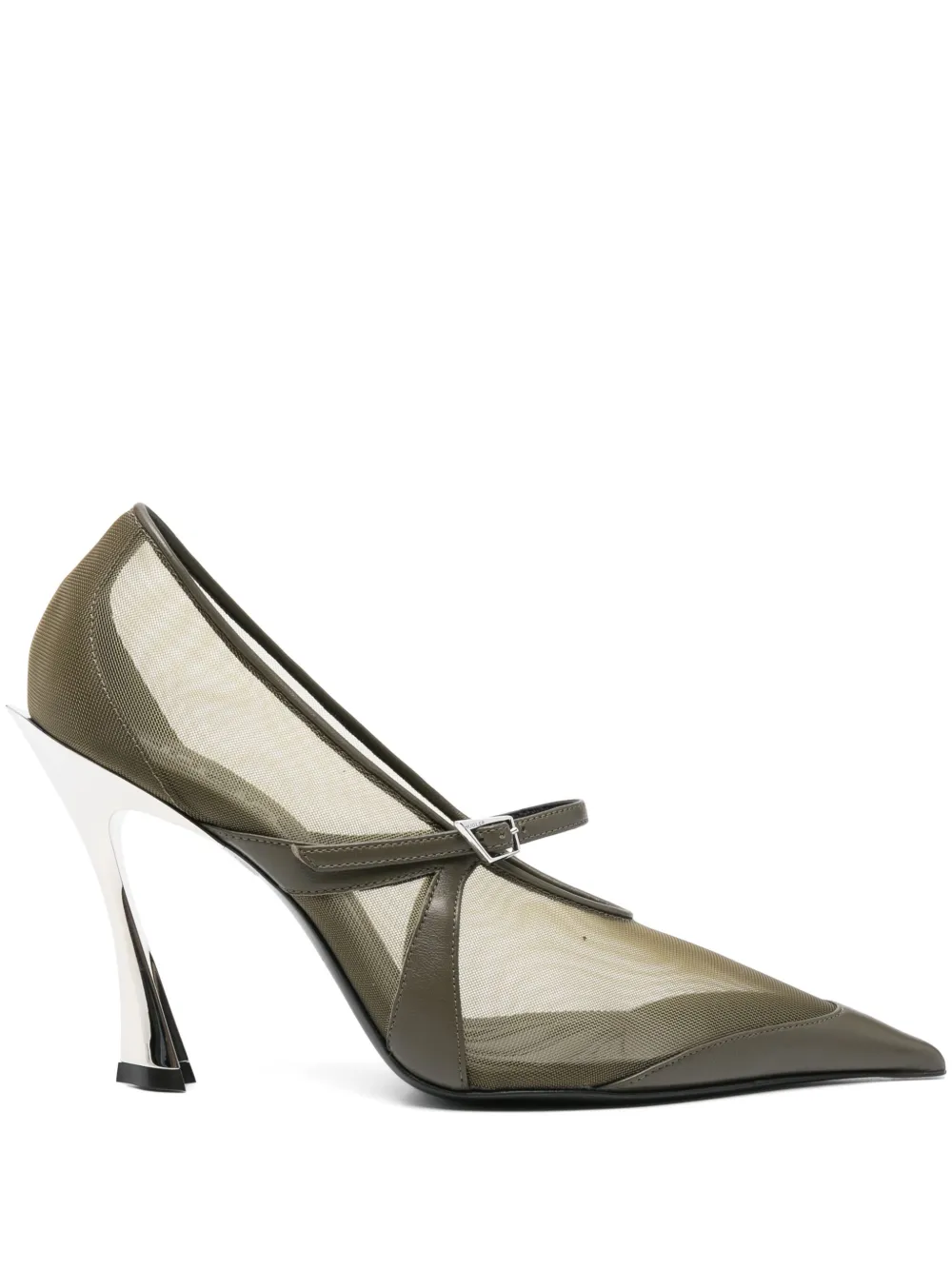 Mugler Mesh pumps Groen