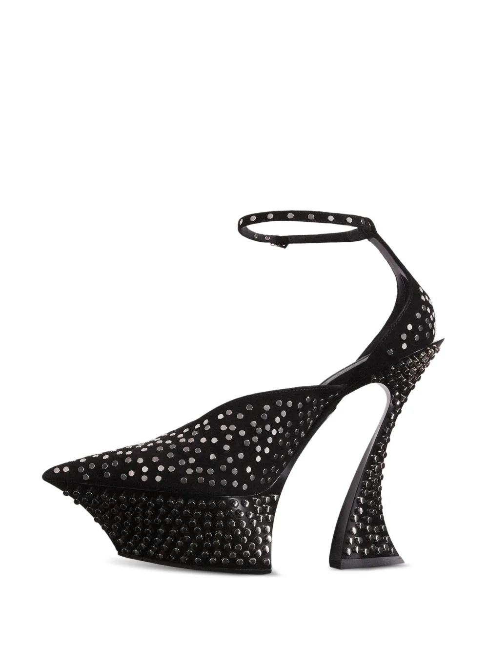 Mugler ankle-strap studded mules | Heeled Mules | Image 2