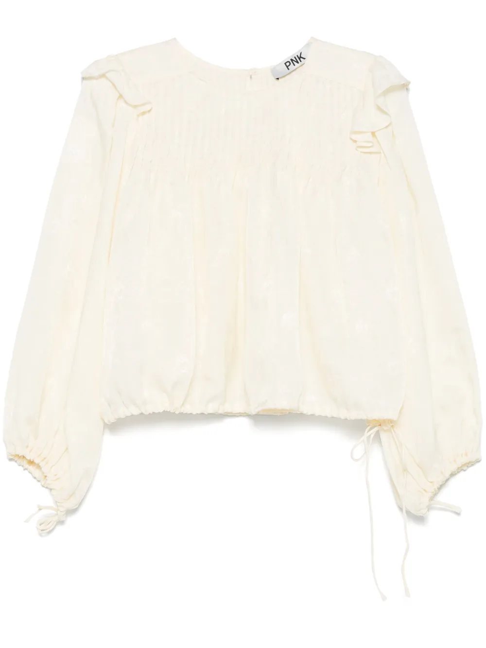 PNK drawstring-waist blouse | Yellow | Image 1