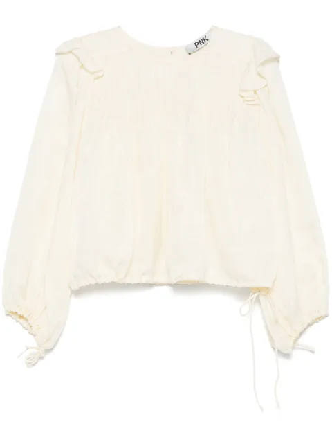 PNK drawstring-waist blouse