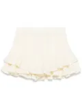 PNK pleated shorts - Yellow