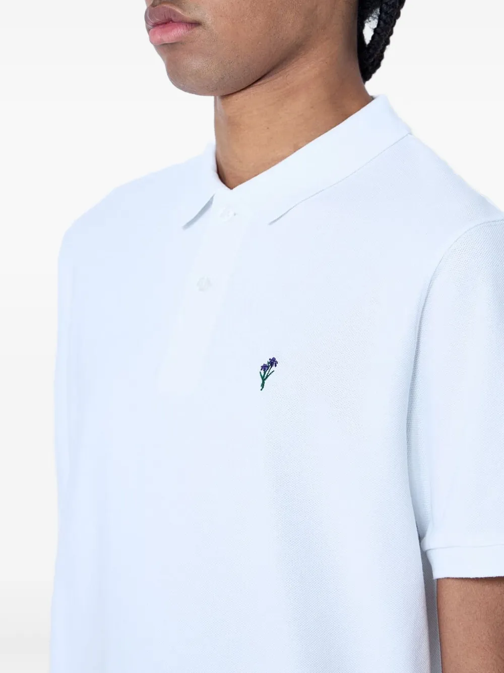 Noah Ny The Iris Polo Shirt In White