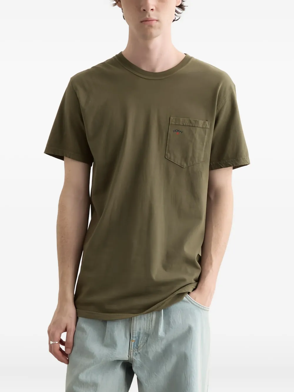 NOAH NY Core-logo T-shirt | Green | Image 1