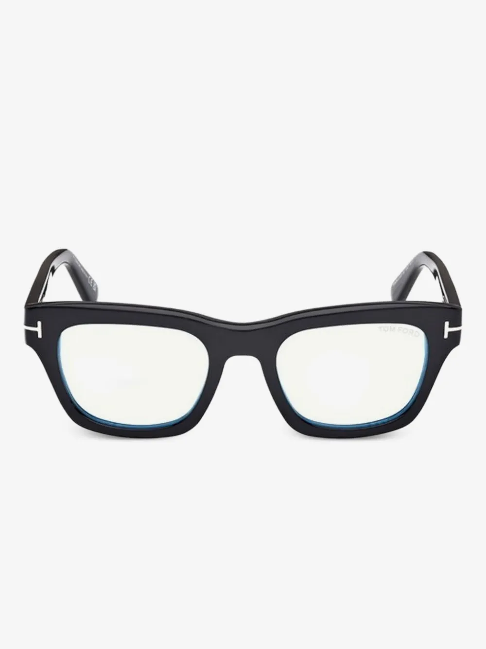 TOM FORD Eyewear T-motif square-frame glasses | Black | Image 1