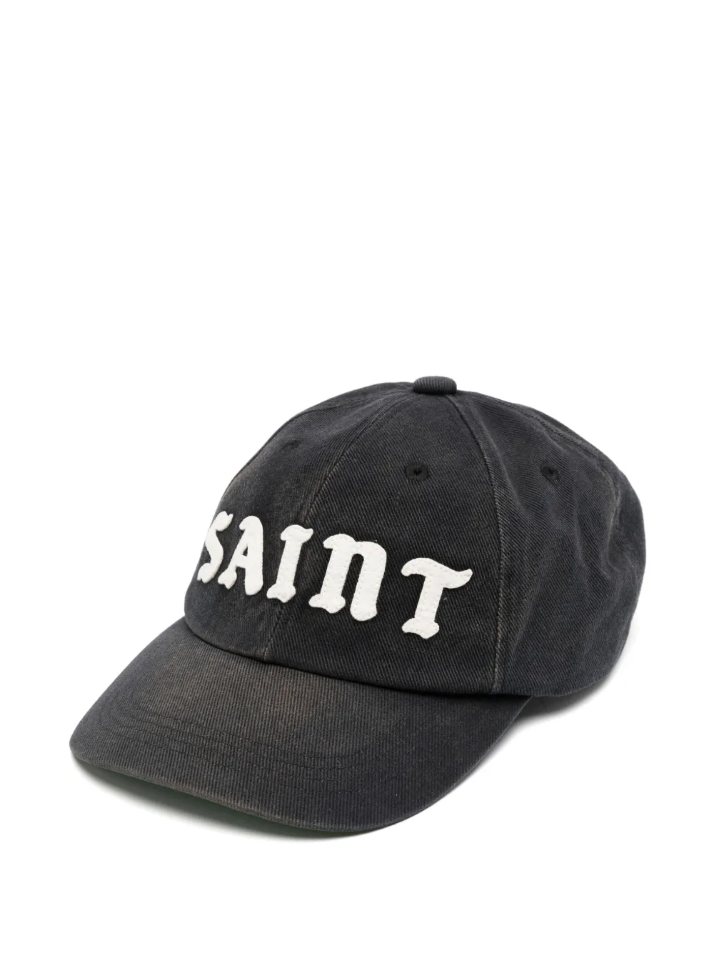 SAINT MXXXXXX Pet met logopatch Zwart
