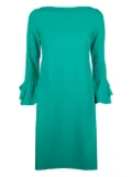 CHIARA BONI La Petite Robe ruffle-sleeve mini dress - Green