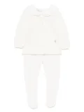 Paz Rodriguez knitted trousers set - White