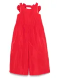 Simonetta bow-detail jumpsuit - Red