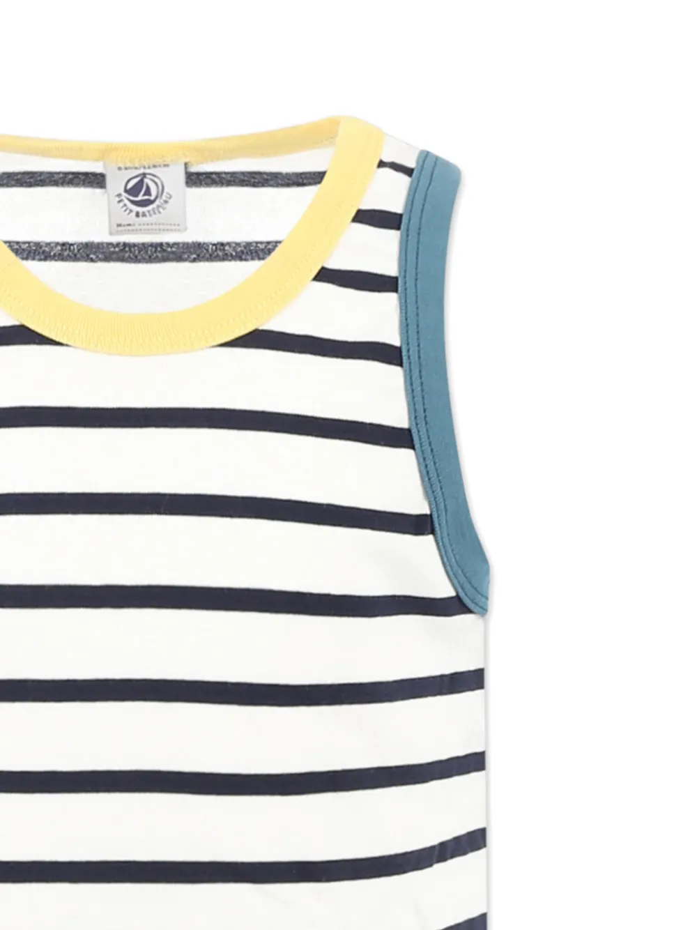 Petit Bateau Stripy pyjama Wit