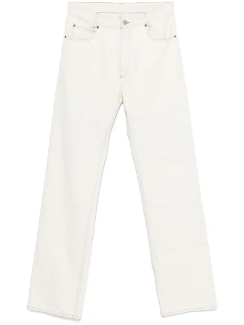 Jean droit à empiècements - MM6 Maison Margiela - Modalova