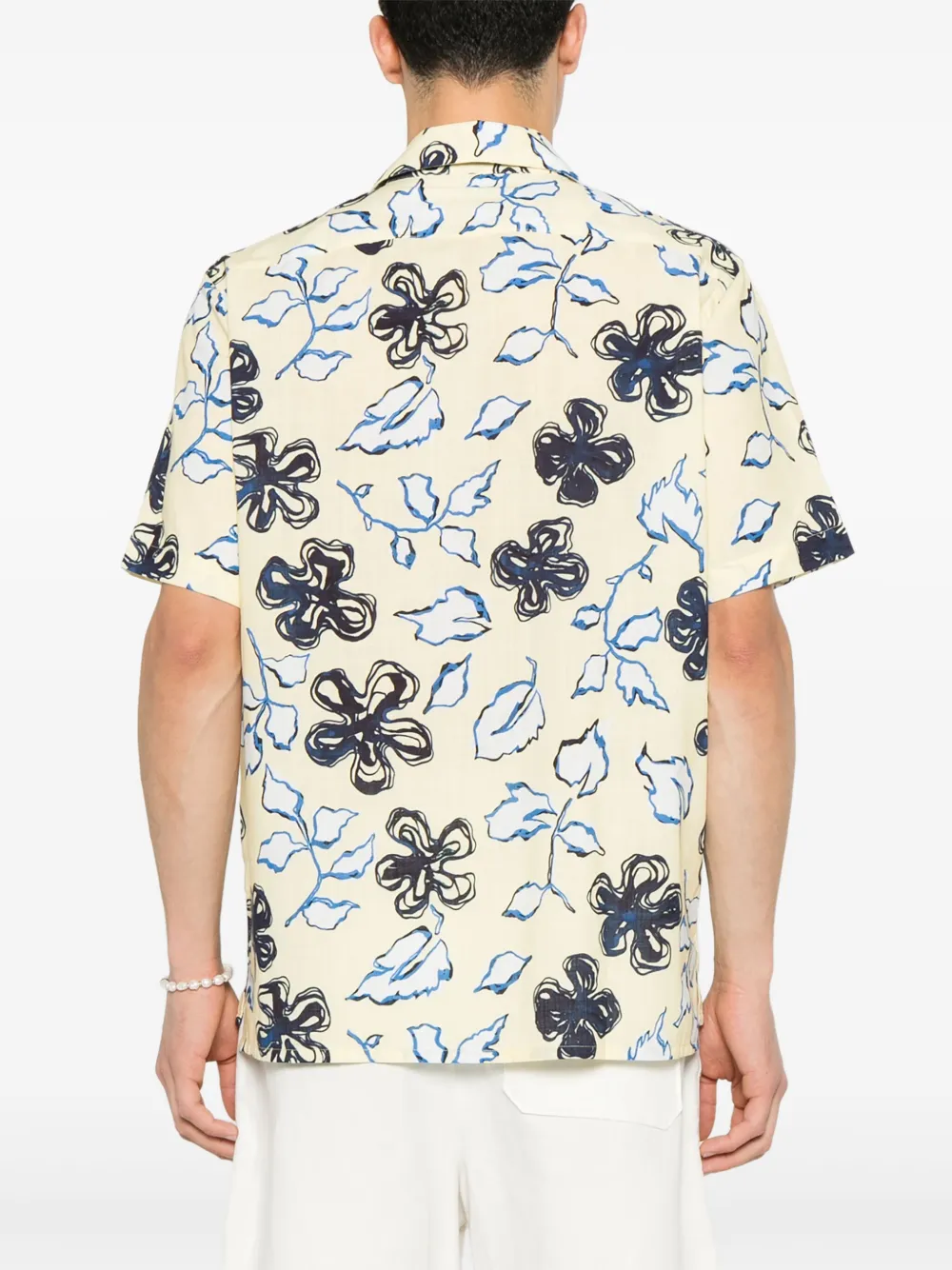 PS Paul Smith Overhemd met Yukka-print Geel