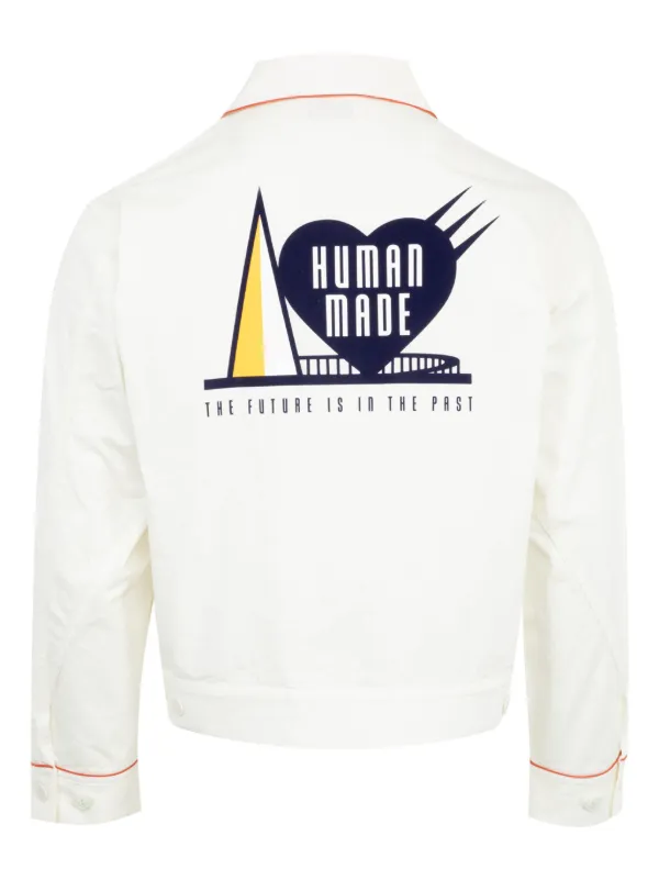 本物品質の | Jacket Drizzler Made Human White FARFETCH | ジャケット・アウター