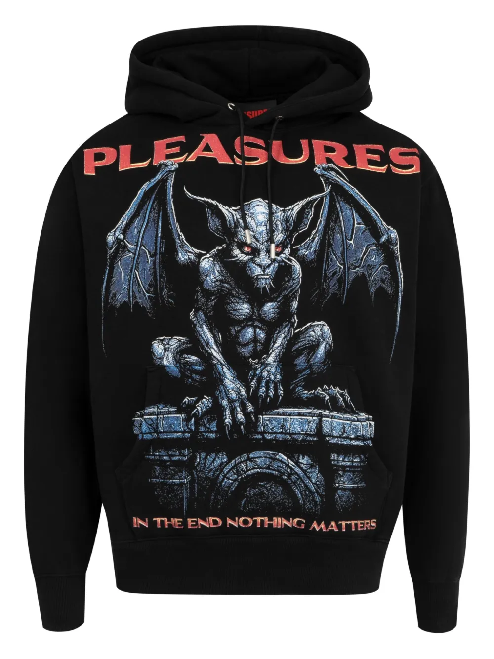 Pleasures Gargoyle graphic-print hoodie | Black | Image 1